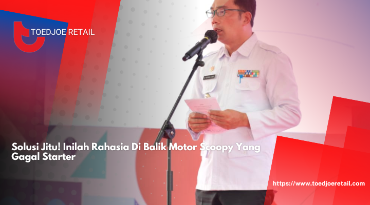 Solusi Jitu! Inilah Rahasia Di Balik Motor Scoopy Yang Gagal Starter